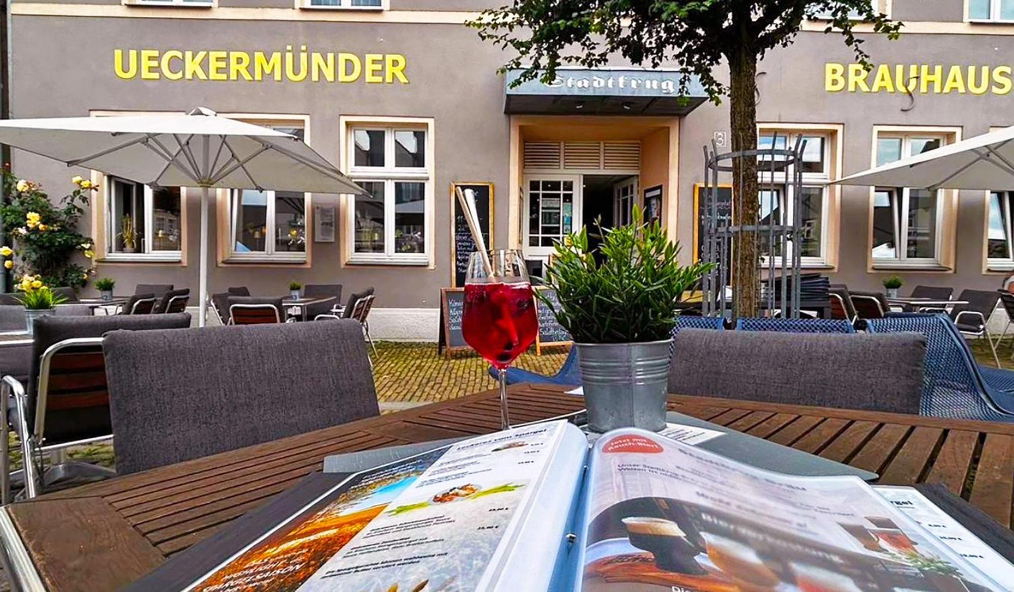 Hotel Am Markt & Brauhaus Stadtkrug Ueckermünde Kültér fotó